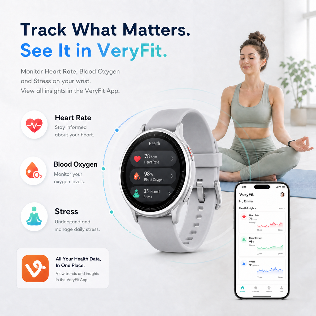 BlazeChip Smart Watch for Men Women (Answer/Make Call), 1.65" HD Fitness Tracker with Heart Rate/SpO2/Sleep Monitor, Pedometer, 110+ Sports Modes, 3ATM Waterproof, 7-Day Battery, for iOS Android